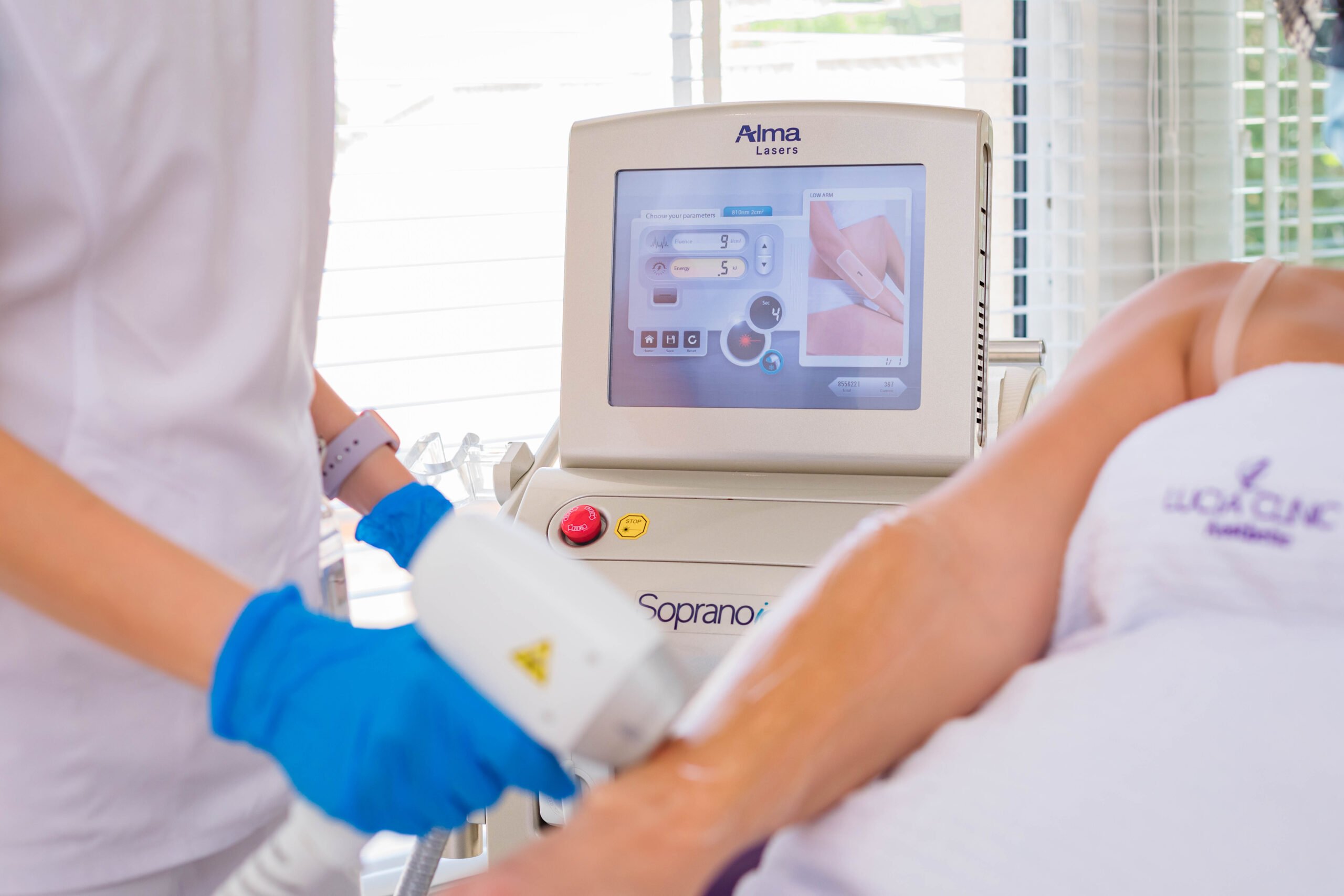 Leila is looking forward to her next Soprano ICE laser hair removal treatment. She understands that over time the hair will become weaker and will fall off.